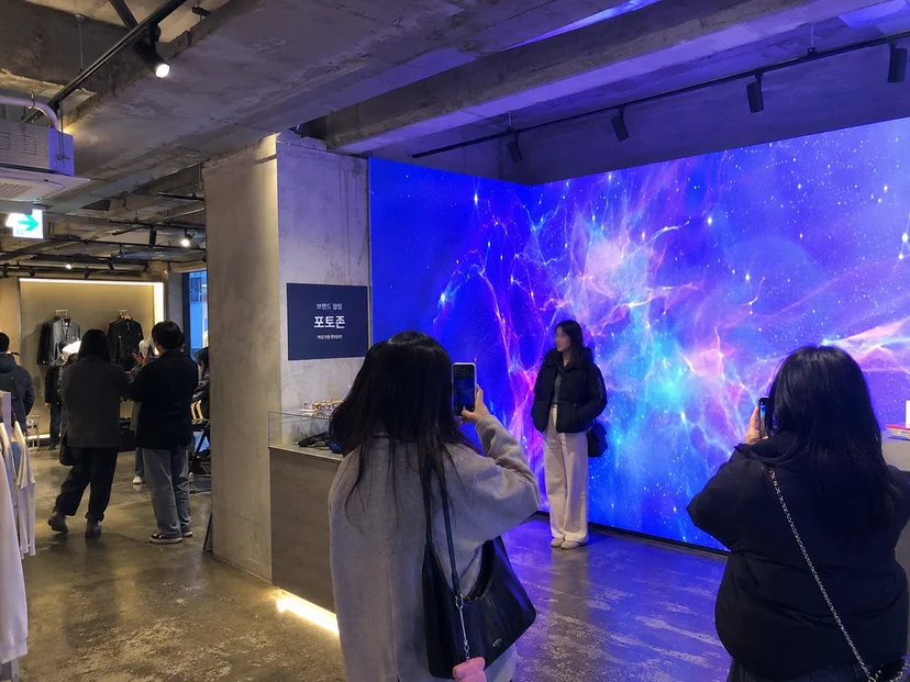 LED 전광판 설치예시 사진