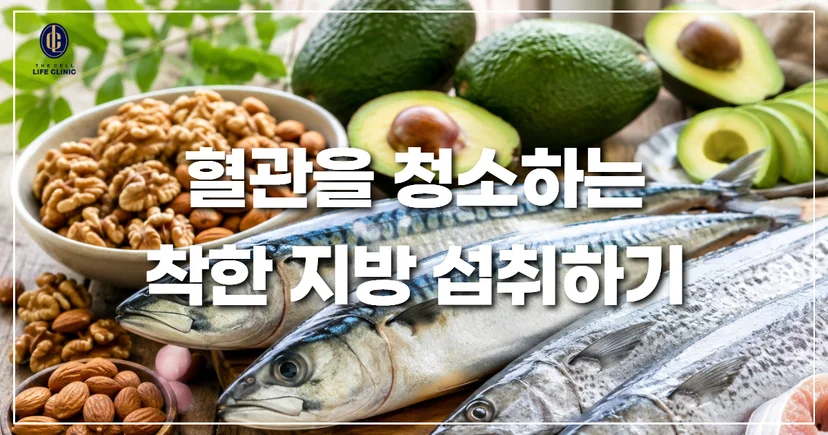 삼겹살의 동물성 지방이 혈관을 막는 '기름때'라면, 등푸른생선(고등어, 삼치)이나 견과류, 아보카도에 풍부한 불포화지방산(오메가-3)은 혈관 벽에 붙은 기름때를 녹여 밖으로 배출해 주는 '천연 세제' 역할을 합니다. 일주일에 두 번 생선 구이를 챙겨 드시거나, 하루 한 줌의 견과류를 간식 대신 드셔보세요.