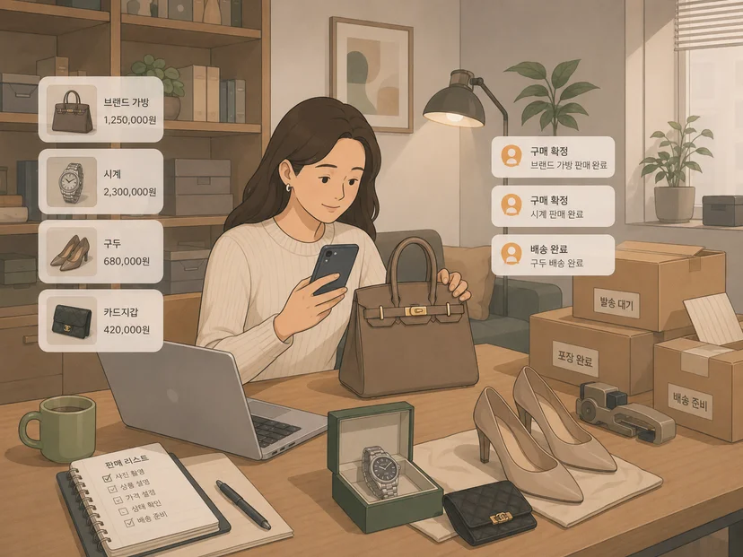 당근마켓 번개장터 명품 리셀러