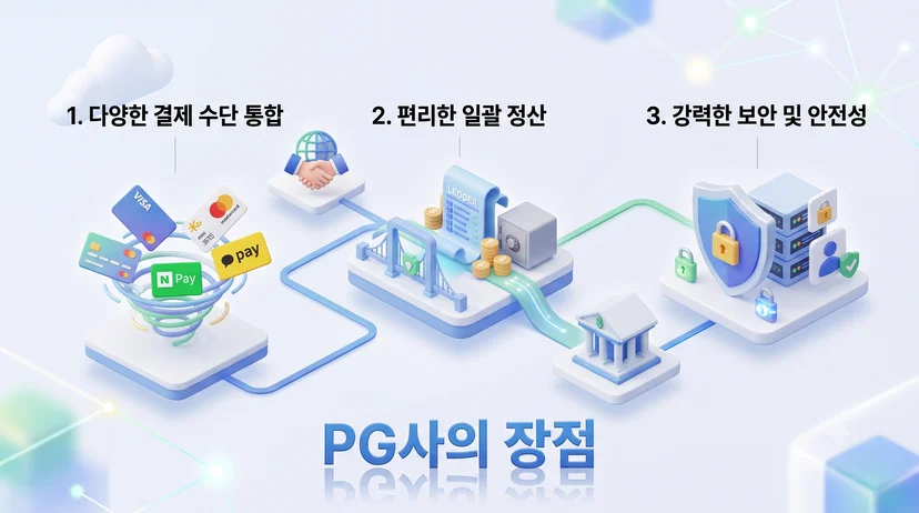 PG사의 장점