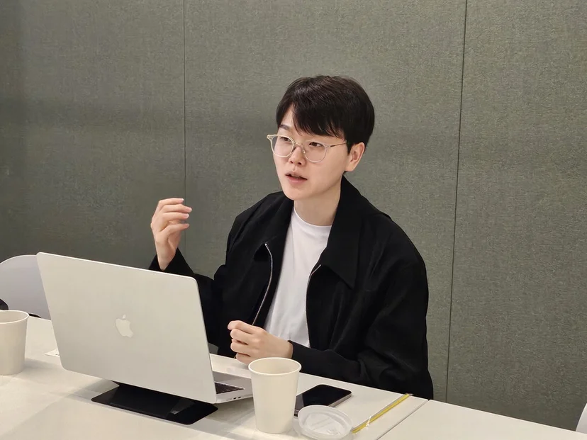 물리 AI 스타트업 '솔버엑스' 최윤영 대표의 인터뷰 사진