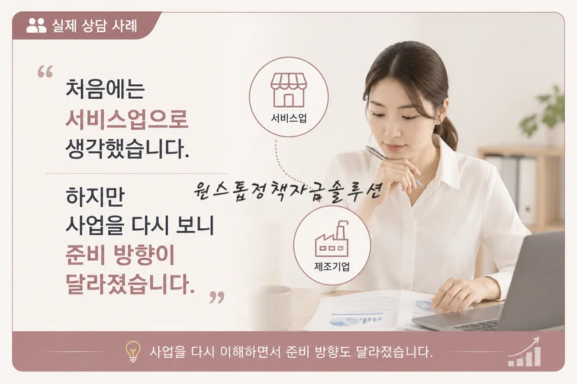 여성창업 실제 상담 사례