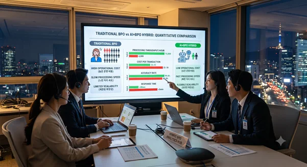 AI챗봇,BPO,하이브리드당직제,CS자동화