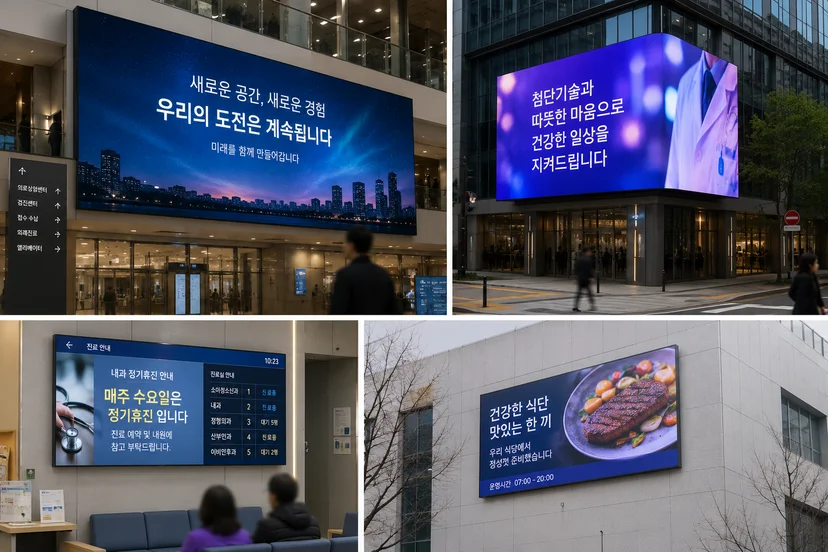 다양한 LED전광판