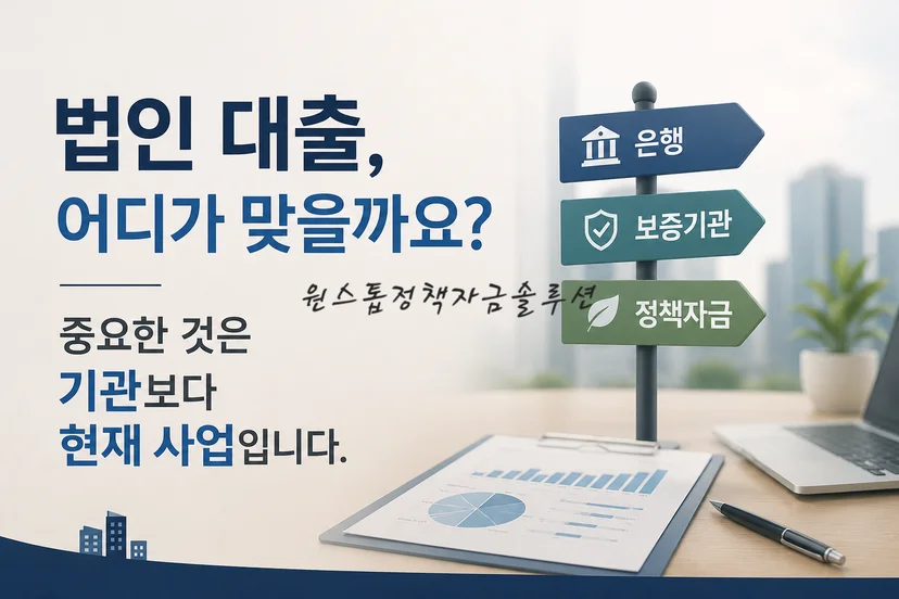 법인 대출 준비 방향