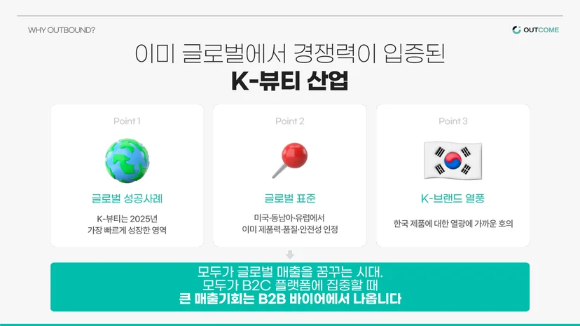 이미 글로벌에서 경쟁력이 입증된 K-뷰티 산업