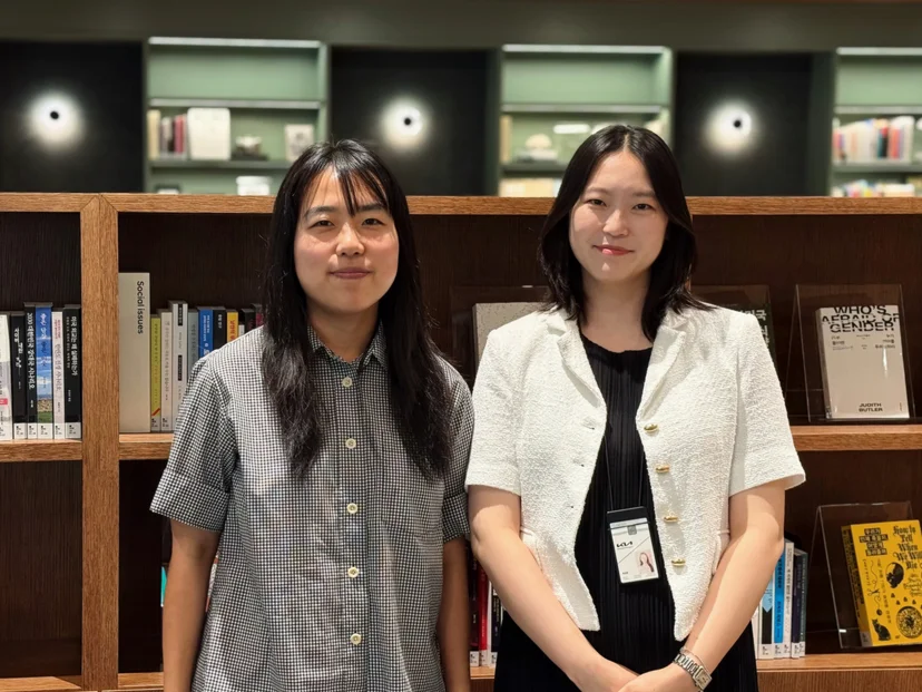 기아 조직개발팀 최지수 매니저님(좌), 박성현 매니저님(우)