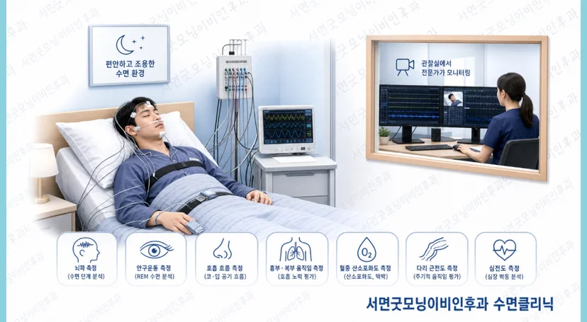 수면검사 시 의료인의 모니터링