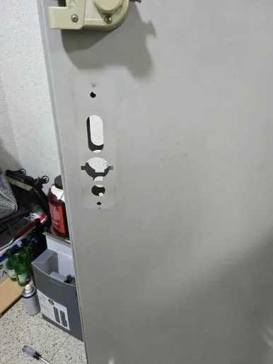 마두동 철문 디지털도어락 교체, 마스터즈 8600FS 시공 현장 사진 7