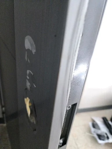 구래동 이사 후 유니코 TM3200N 레버형 번호키 설치 현장 사진 8