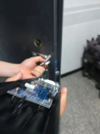 풍무동 도어락 오작동, 밀레 M7200 푸시풀 교체 현장 사진 8