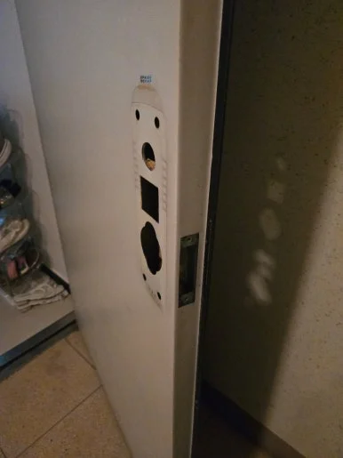 풍산동 마스터즈 8600FS 푸시풀 번호키 설치 과정 현장 사진 7