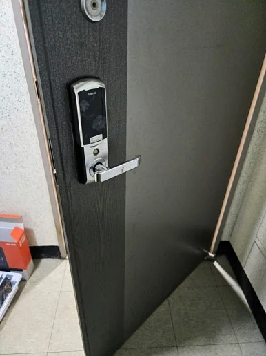마두동 열쇠, 밀레 M500S 터치 번호키 설치 현장 사진 2