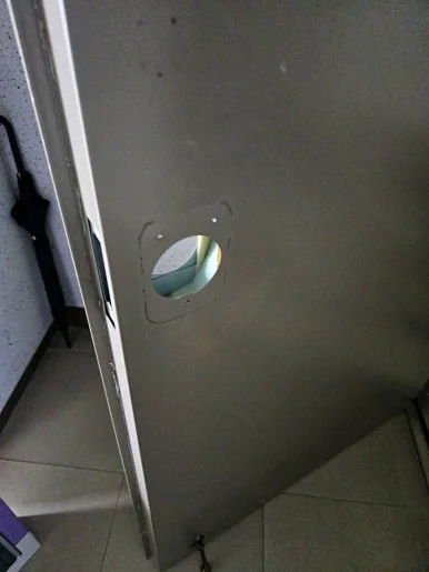 백석동 열쇠, 밀레 M7200S 터치 번호키 설치 현장 사진 7