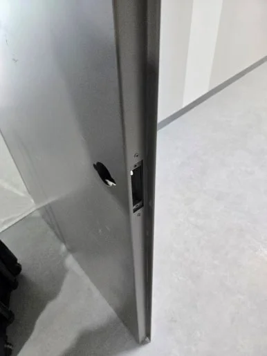 사리현동 지식산업센터 철문, 밀레 M500N 번호키 설치 현장 사진 8