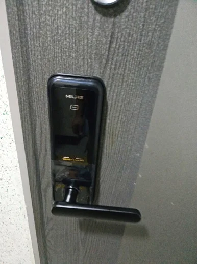 마두동 아파트 밀레 M500S 도어락 교체 시공 완료