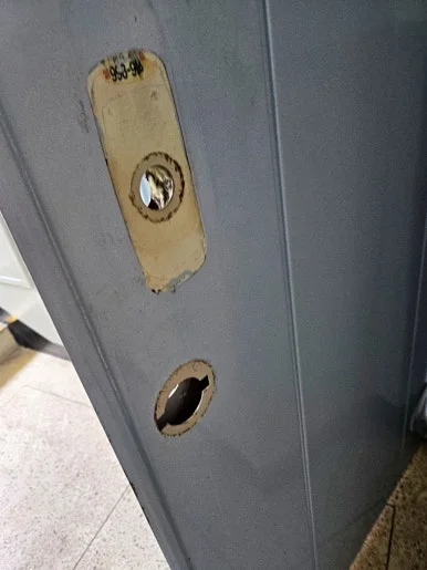 고양 향동동 도어락 실내측 본체 설치