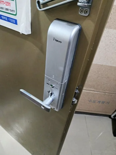 대장동 열쇠, 고장 난 번호키 라오나크 HA100C 교체 현장 사진 5