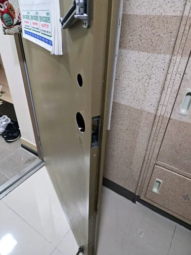 대장동 열쇠, 고장 난 번호키 라오나크 HA100C 교체 현장 사진 9
