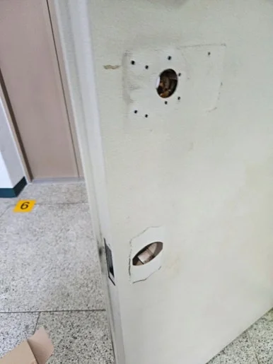 풍무동 열쇠, 부모님 댁 푸시풀 도어락 교체·설치 현장 사진 4