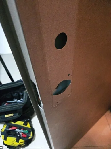 장기동 열쇠, 번호키 고장과 에티켓 기능 도어락 교체 현장 사진 4