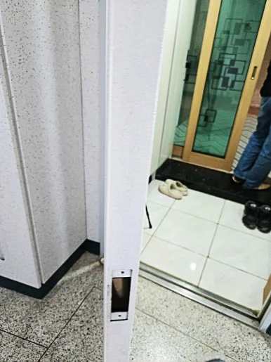 풍무동 열쇠, 부모님 댁 푸시풀 도어락 교체·설치 현장 사진 9