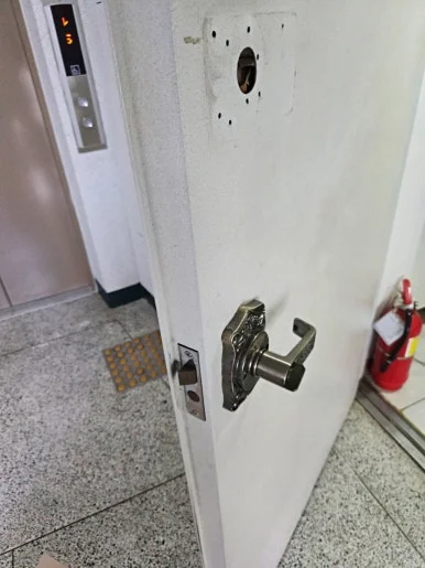 풍무동 열쇠, 부모님 댁 푸시풀 도어락 교체·설치 현장 사진 8