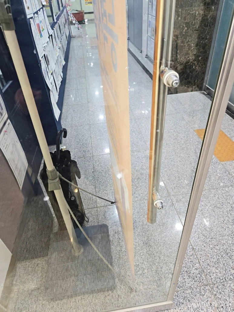 장항동 열쇠, 일산 유리문 전용 번호키 설치 현장 사진 6