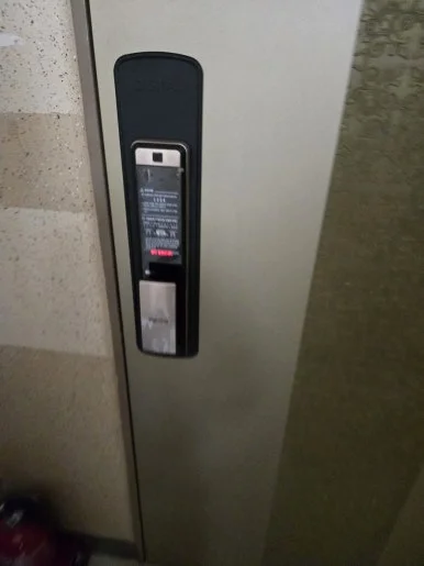 고양 주엽동 도어락 외부 본체 설치