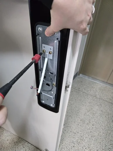 인천 당하동 새 번호키 설치 위치 조정