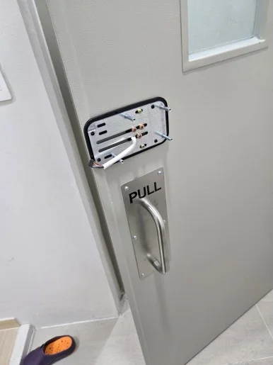 고양 법곳동 새 번호키 설치 위치 조정
