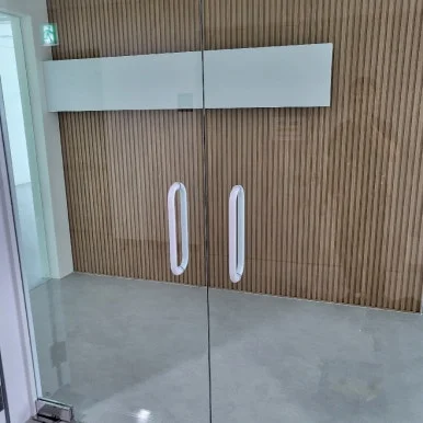인천 검단 양문형 유리문 설치 전