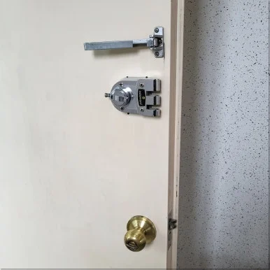 김포 구래동 열쇠, 열쇠식 현관문 지문인식 푸시풀 도어락 설치 현장 사진 1