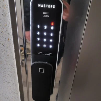 김포 장기동 열쇠 중흥S클래스 번호키 고장, 지문인식 도어락 교체 설치 완료 및 작동 확인