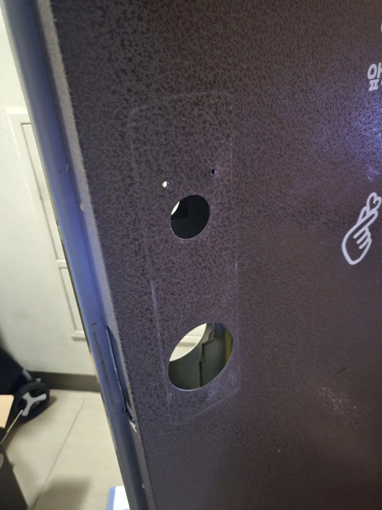 장기동 한양수자인아파트 기존 삼성 번호키