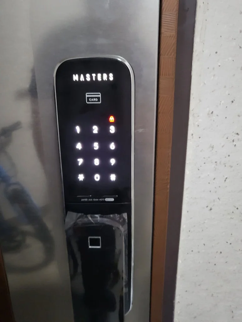 고양 행신동 열쇠 번호키 고장, 마스터즈 8600FS 지문인식 교체 제품 선택