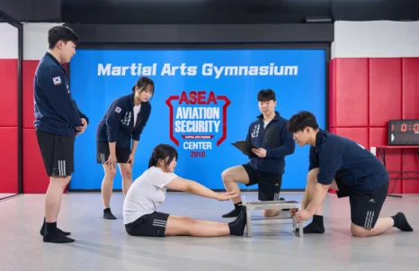 무도 실습에 참여한 교육생들