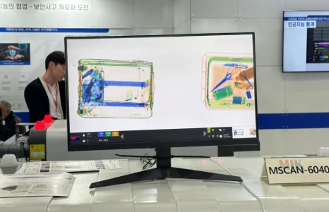 보안 검색 화면을 확인하는 모습