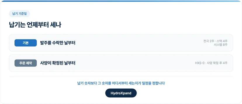 납기는 언제부터 세나