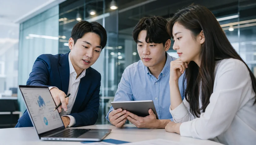 핵심 기준표 — 벤처기업 인증 vs 이노비즈 관련 이미지