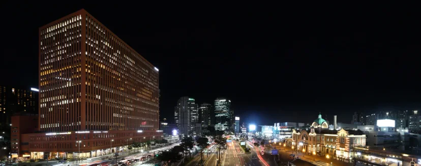 서울스퀘어 외관 야경