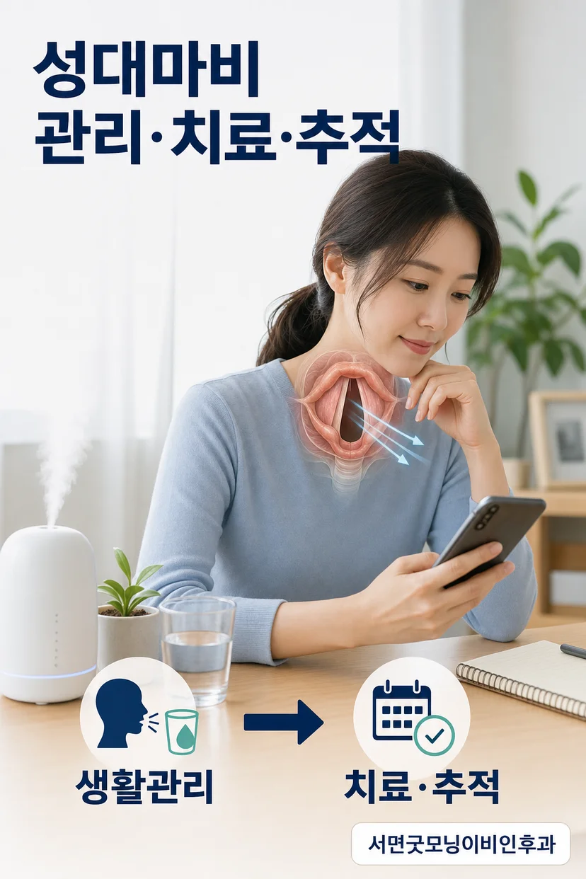 성대마비 환자의 식사 관리