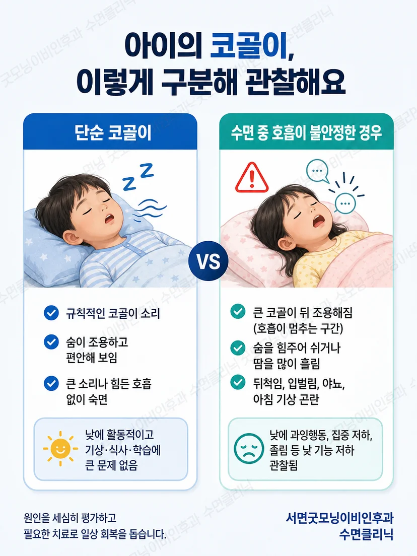 아침에 깨기 힘들어 침대에 앉아 있는 학령기 아이