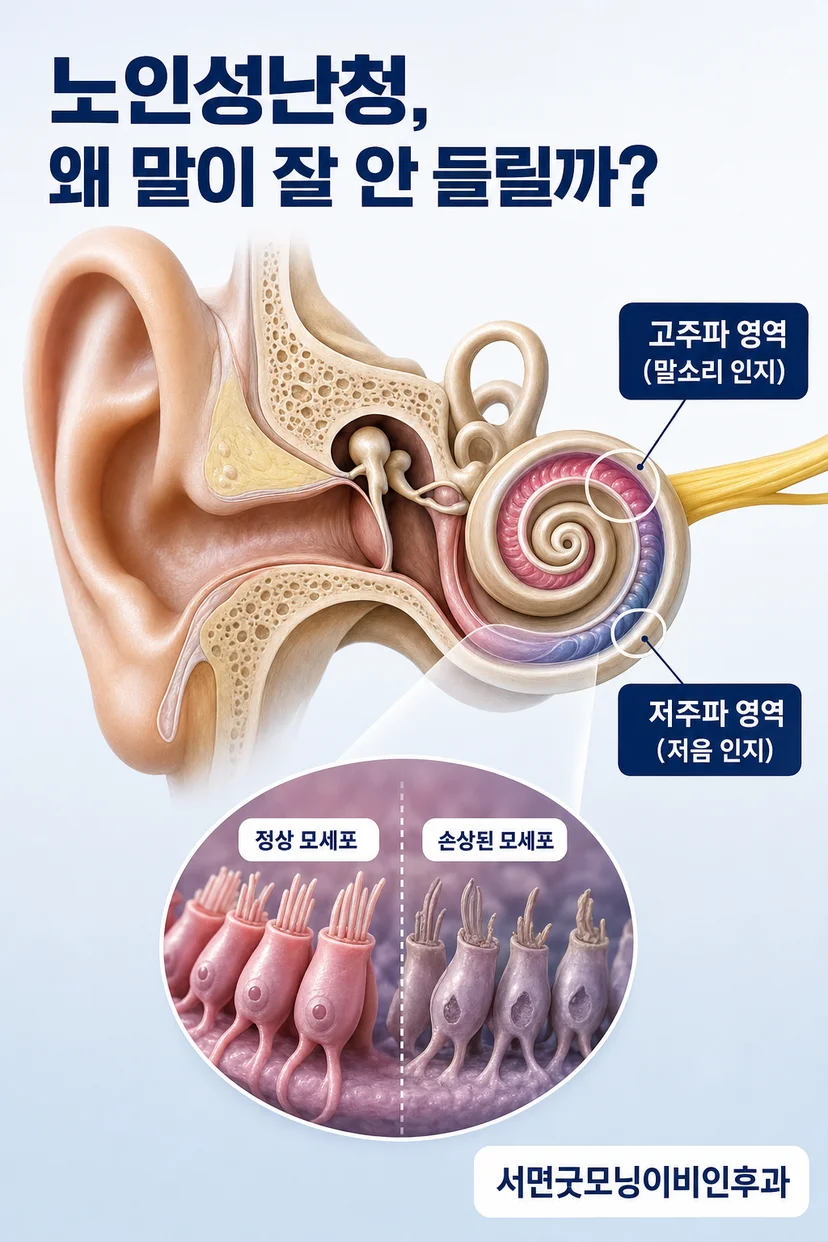 노인성난청의 일상 증상