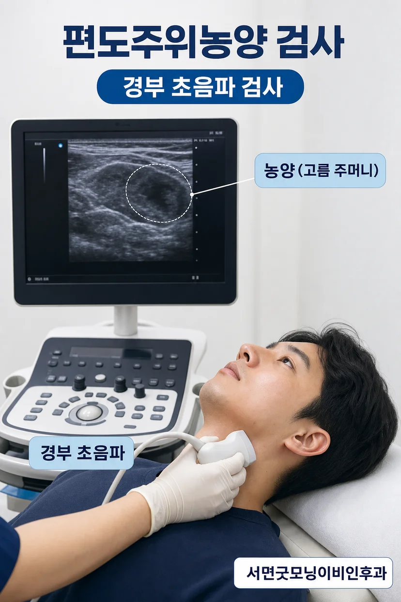 농양 배농 시술