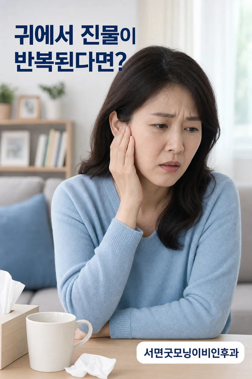 귀 진찰 장면