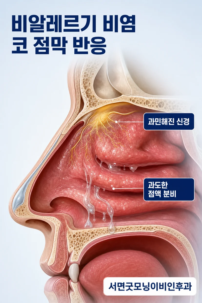 비염 증상과 일상생활