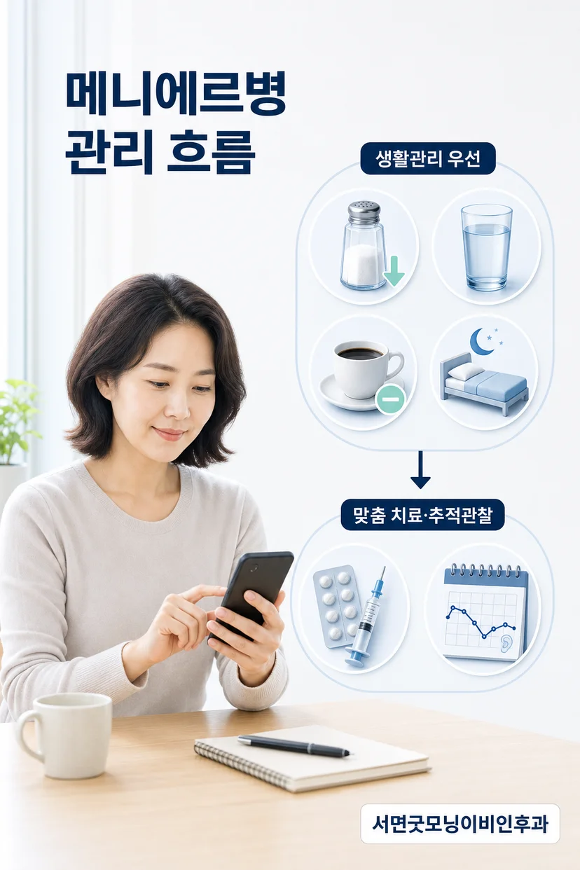 생활수칙과 증상 관리