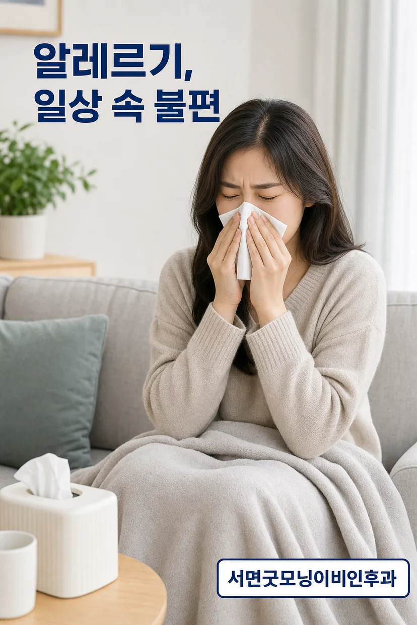 알레르기 검사 과정 예시
