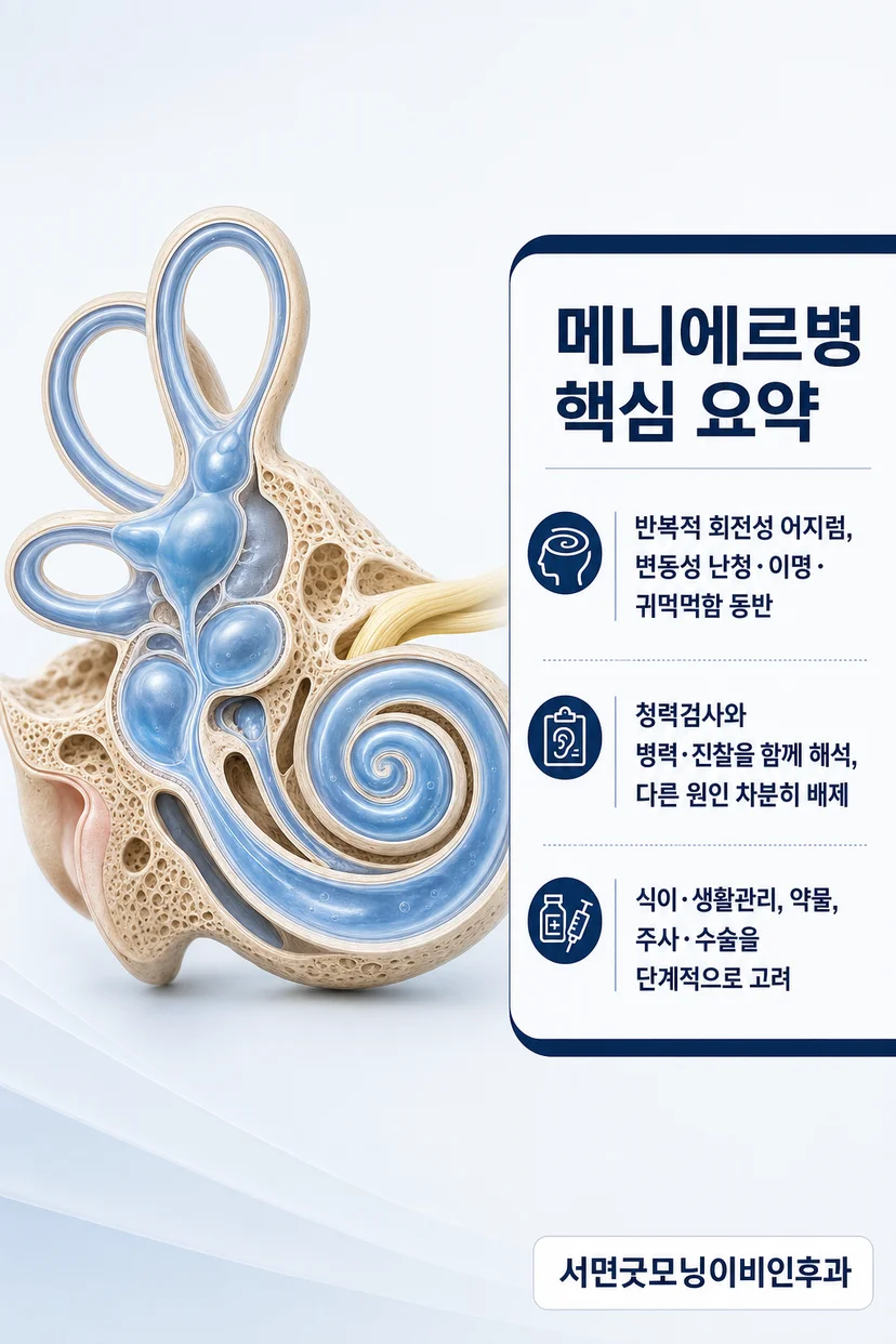 이비인후과 전문의 진료 모습